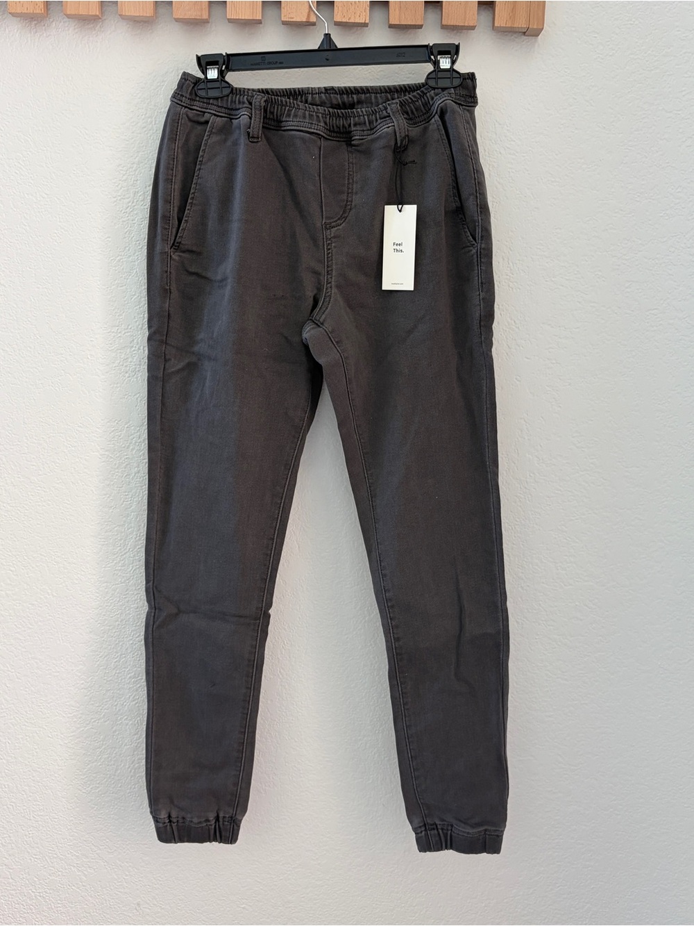 SWET TAILOR duo joggers dark grey